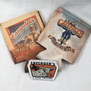 Cavenders Koozies (2) and Patch Set